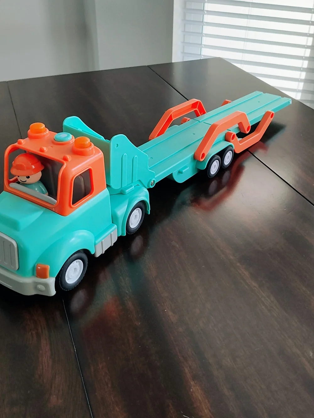 Toddler Dump Truck Toy - Aqua and Orange